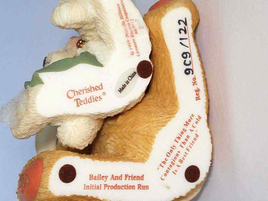 Cherished Teddies: Bailey and Friend - 