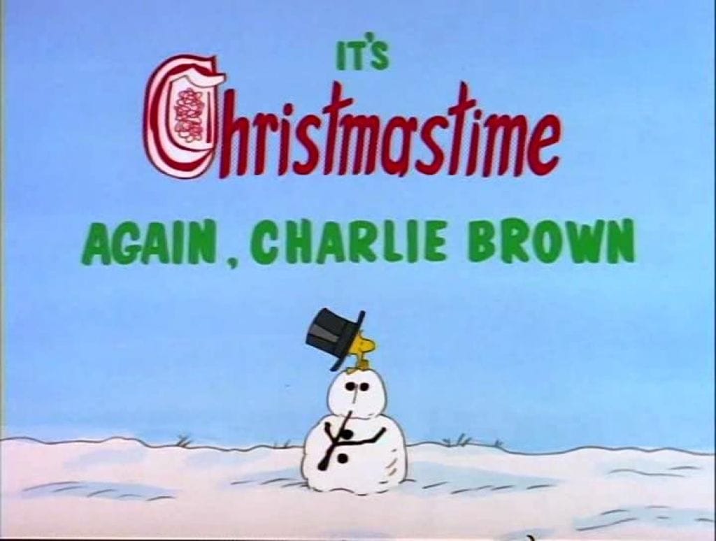 Picture Of Its Christmastime Again Charlie Brown