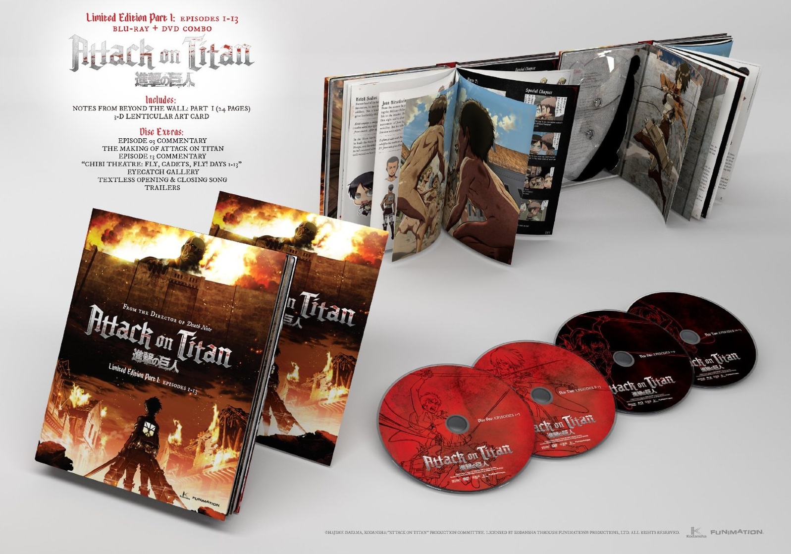 Attack on Titan, Part 1 (Limited Edition Blu-ray / DVD Combo)