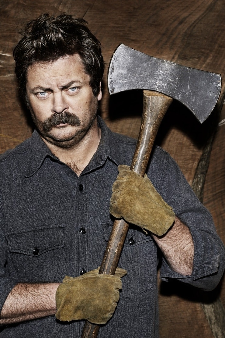 nick offerman flag shirt