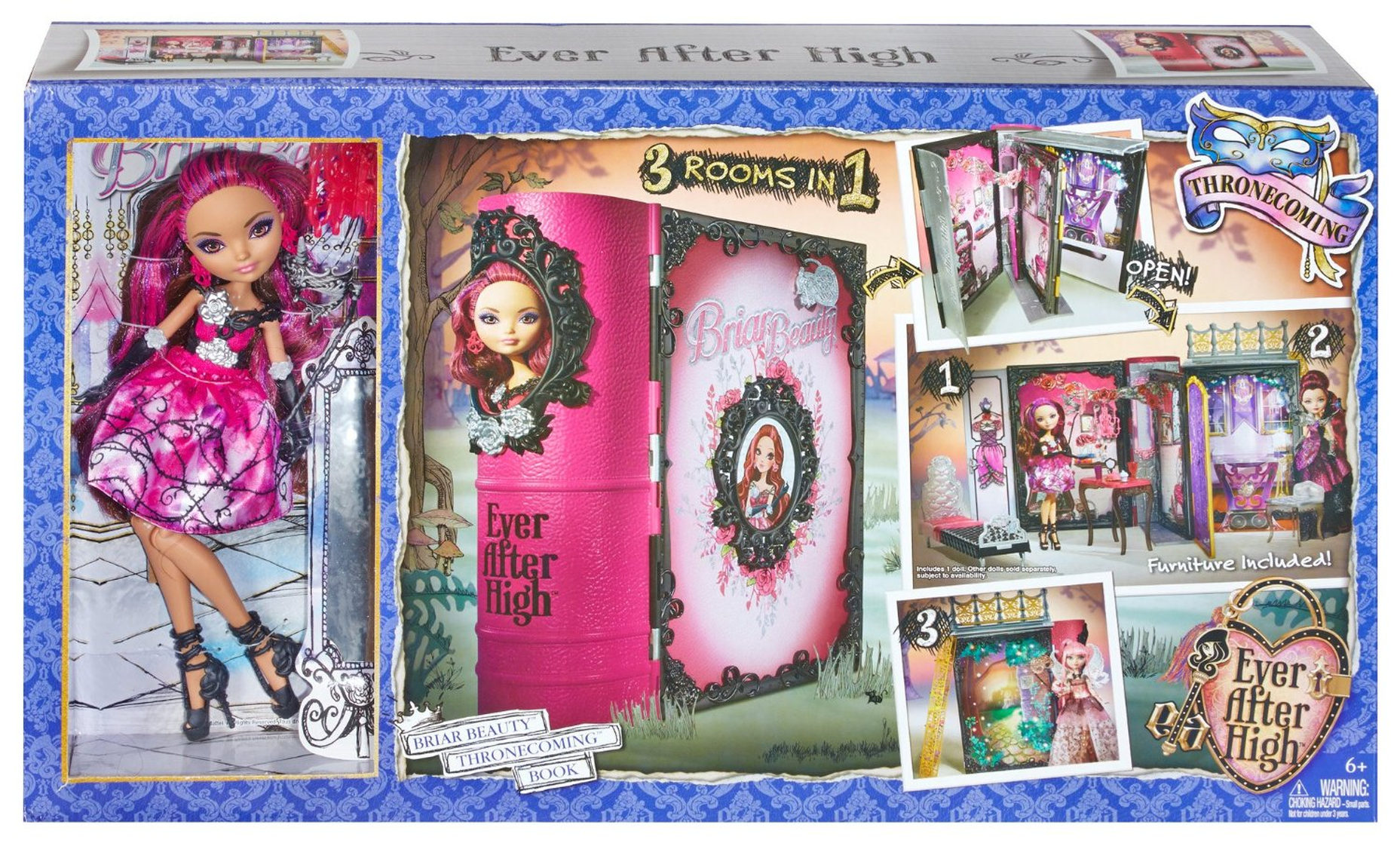 Ever After High Thronecoming Briar Beauty Doll and Furniture Set