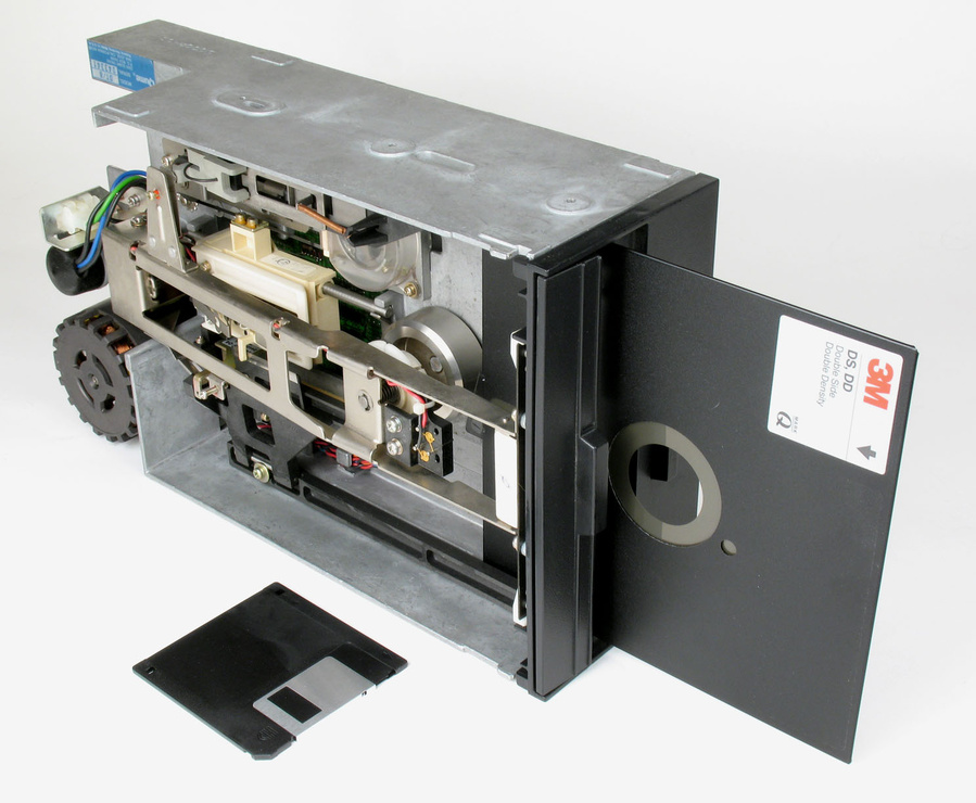 Picture of floppy disk drive