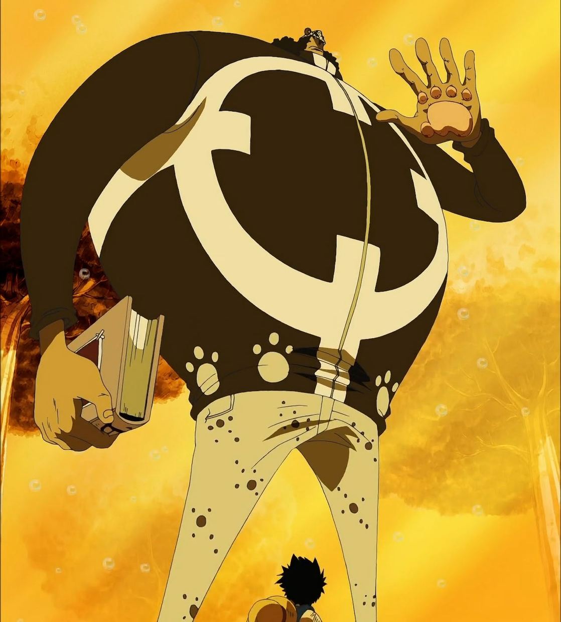 Picture of Kizaru, Bartholomew Kuma, Sentomaru & PX1 vs. The Straw Hat Pirates & Silvers Rayleigh