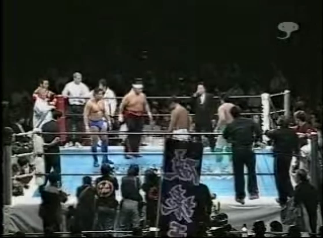 Shinya Hashimoto & Yuji Nagata vs. Jun Akiyama & Mitsuharu Misawa (ZERO-ONE Truth Century Creation, 03/02/01)