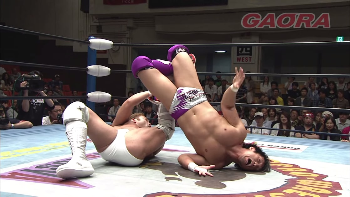 Keiji Mutoh & Kaz Hayashi vs. Masakatsu Funaki & Minoru Tanaka (AJPW, 06/17/12)