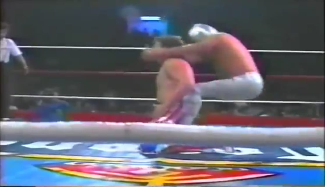 El Hijo del Santo & Octagon vs. Eddie Guerrero & Art Barr (1993/11/5)