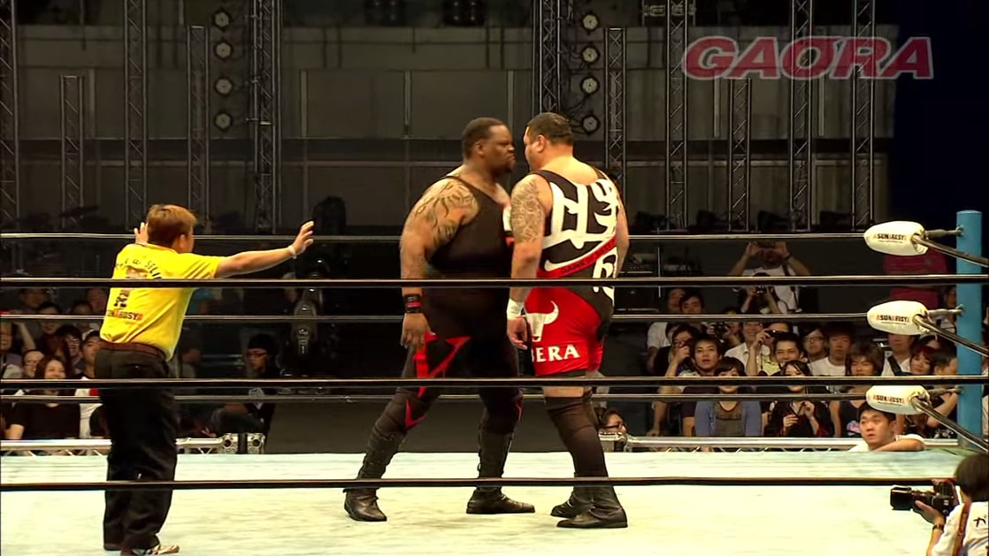 Akebono vs. Big Daddy V (AJPW, 01/06/11)