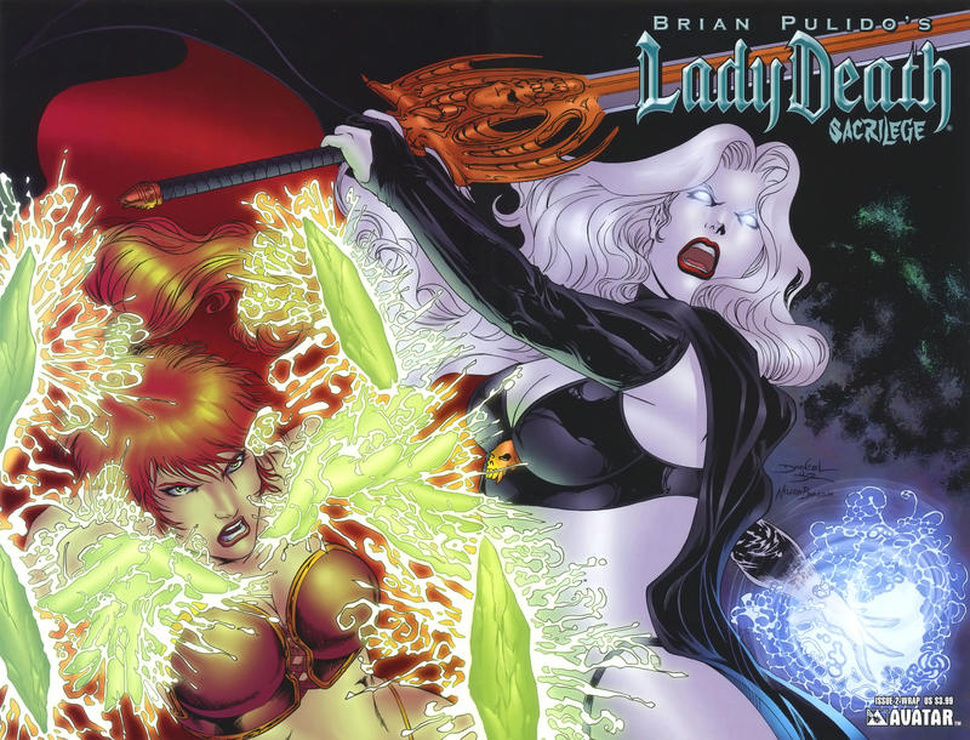 Brian Pulido's Lady Death: The Wicked #1/2 Gold Foil Edition main image 1
