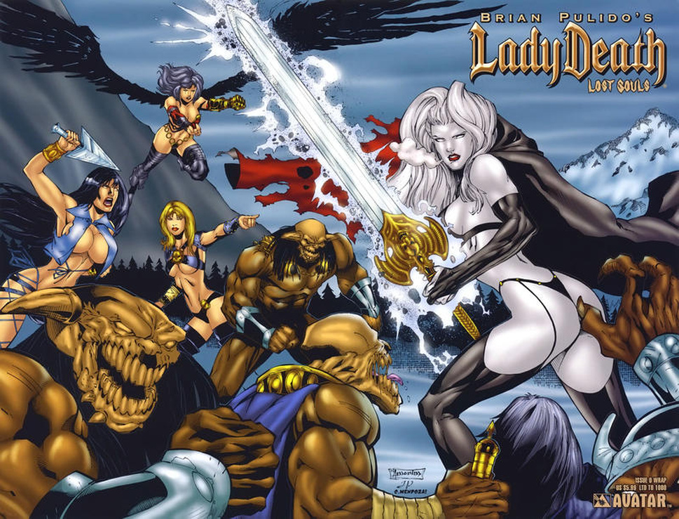 Brian Pulido's Lady Death: The Wicked #1/2 Gold Foil Edition main image 0