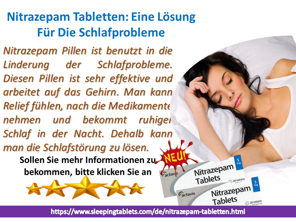 Nitrazepam Eine Lösung für die Schlafprobleme