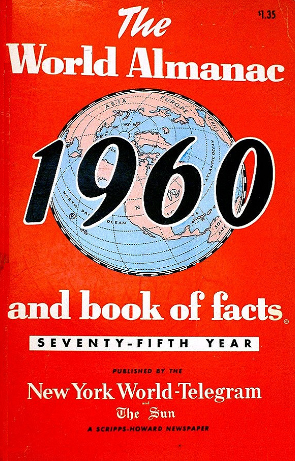 Picture Of 1960 World Almanac And Book Of Facts