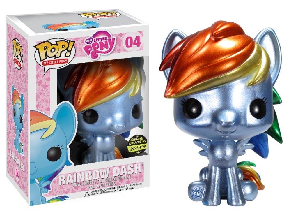 My Little Pony Pop! Vinyl: Rainbow Dash Metallic Gemini Collectibles Exclusive