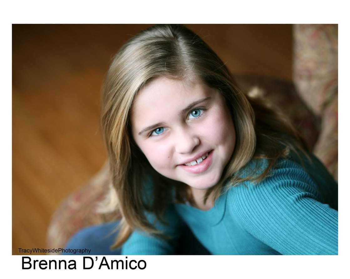 Brenna d'amico in childhood