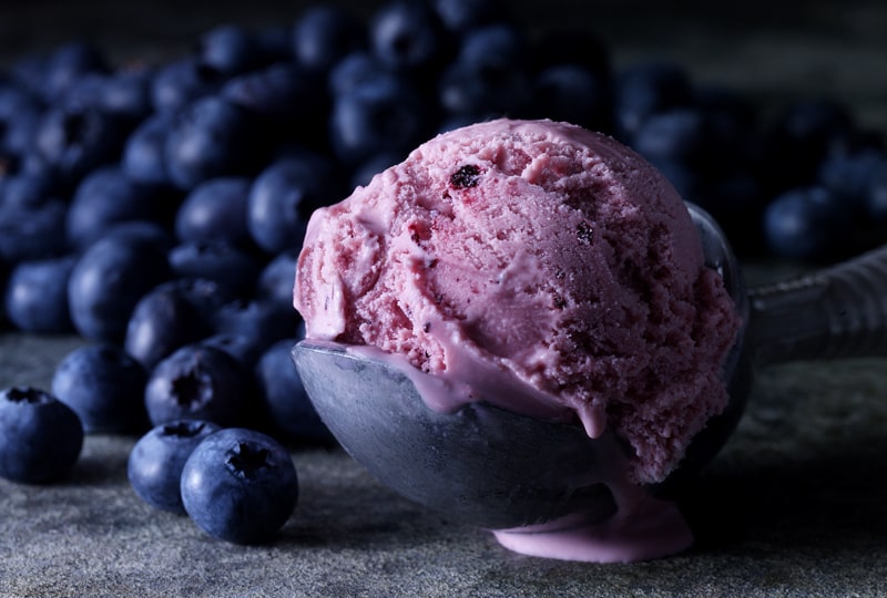 Blueberry Ice Cream