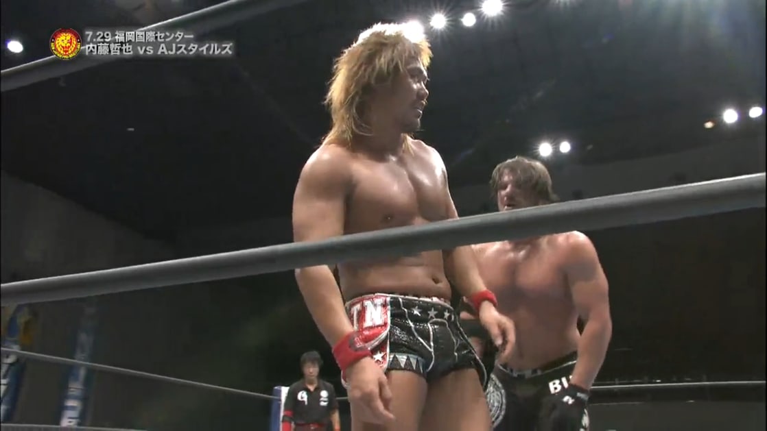 AJ Styles vs. Tetsuya Naito (NJPW, G1 Climax 25 Day 7)
