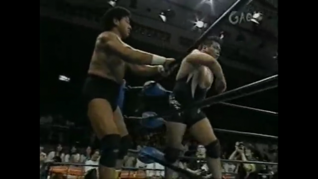 Genichiro Tenryu & Masanobu Fuchi vs. Toshiaki Kawada & Nobutaka Araya (6/30/01)