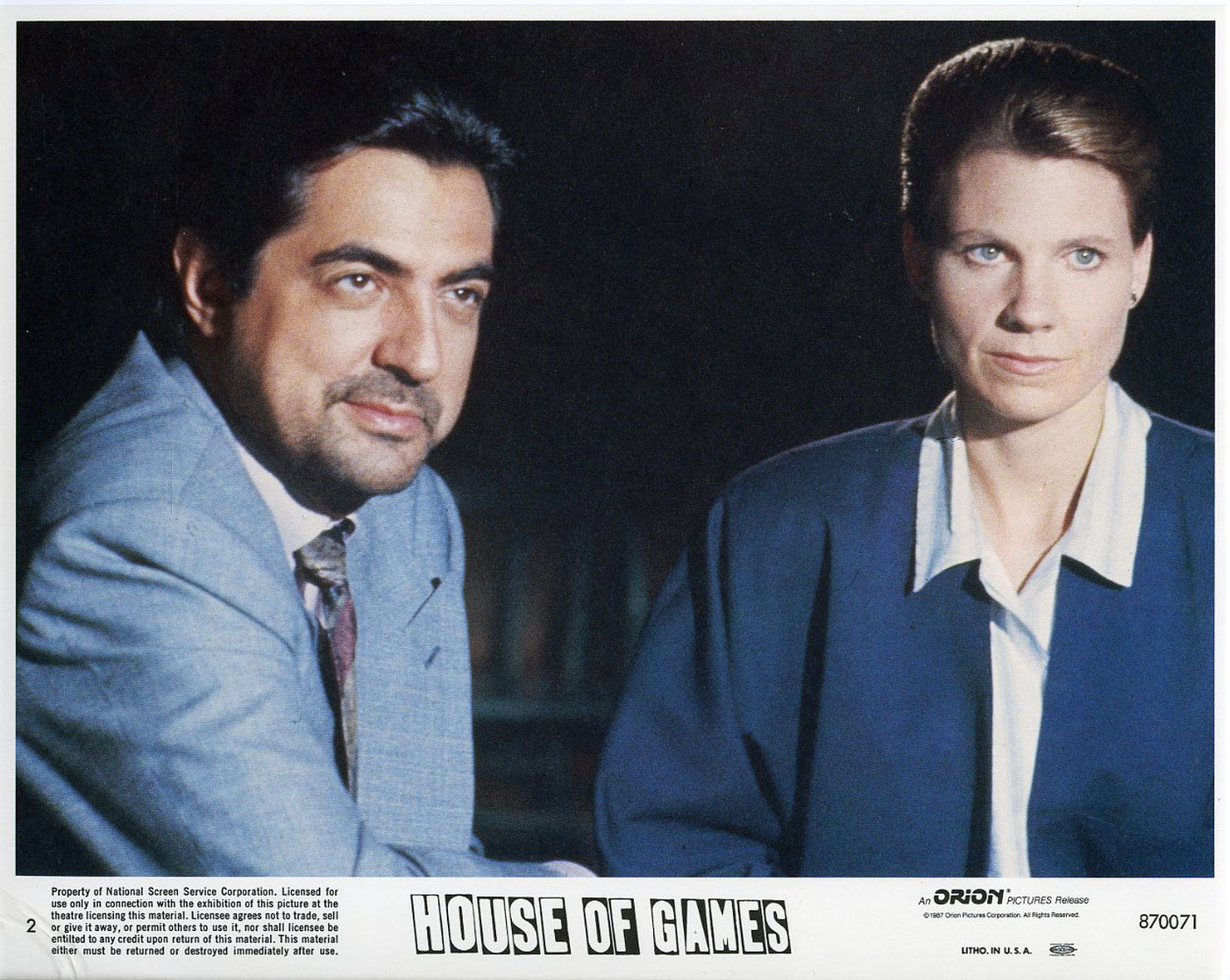 House of Games (1987) House of Games (1987)