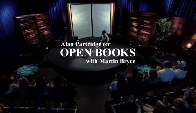 Alan Partridge on Open Books with Martin Bryce