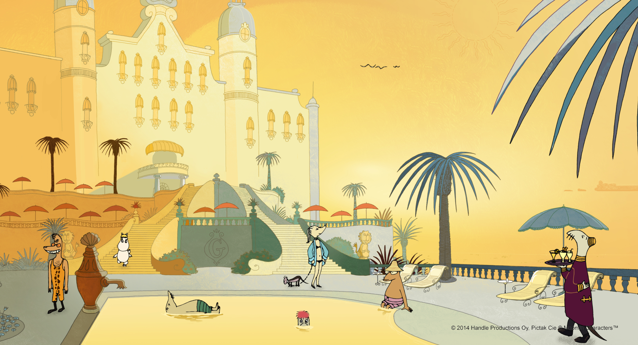 Moomins on the Riviera