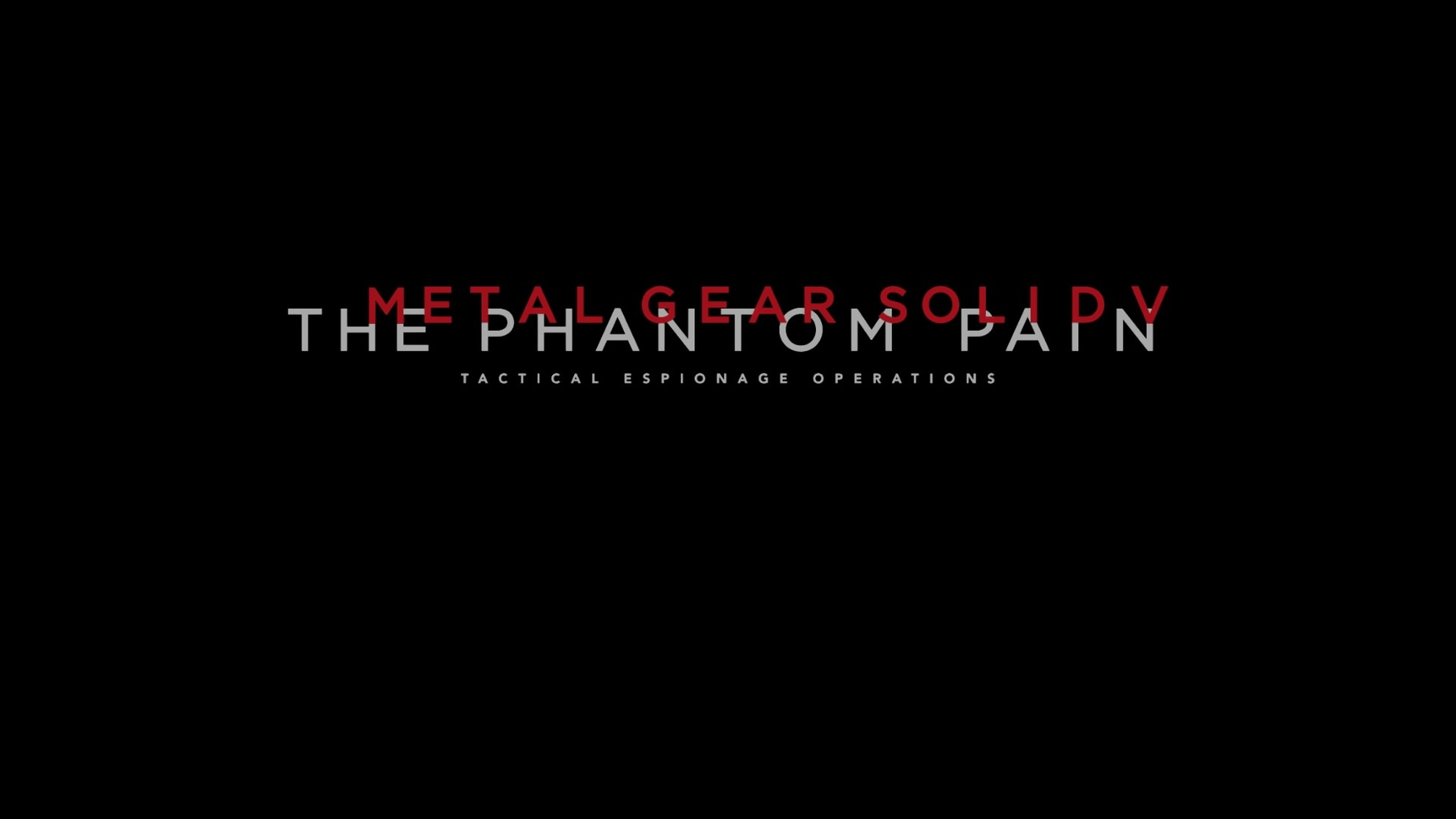 Metal Gear Solid V: The Phantom Pain