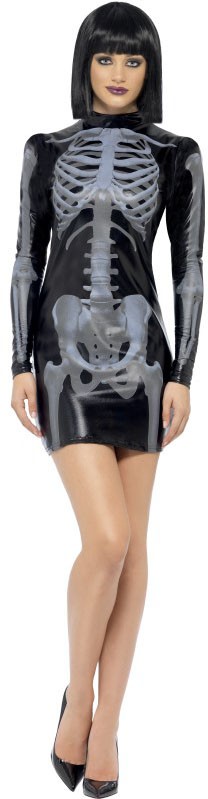 Skeleton fancy dress ladies Clearance