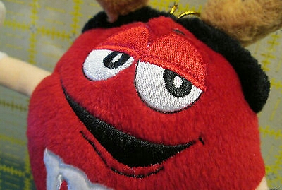 red m&m plush