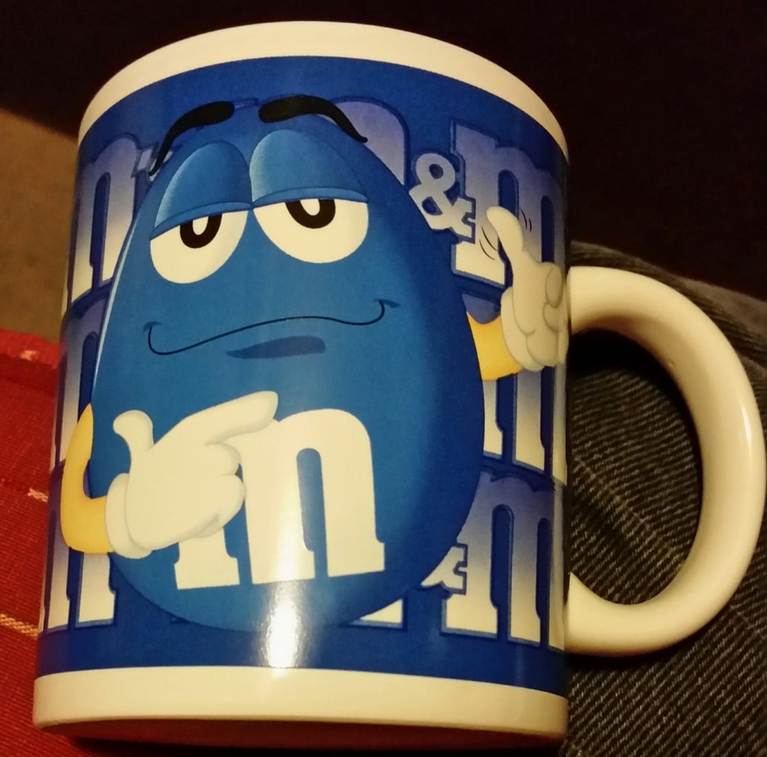 M&M's Coffee Mug Blue
