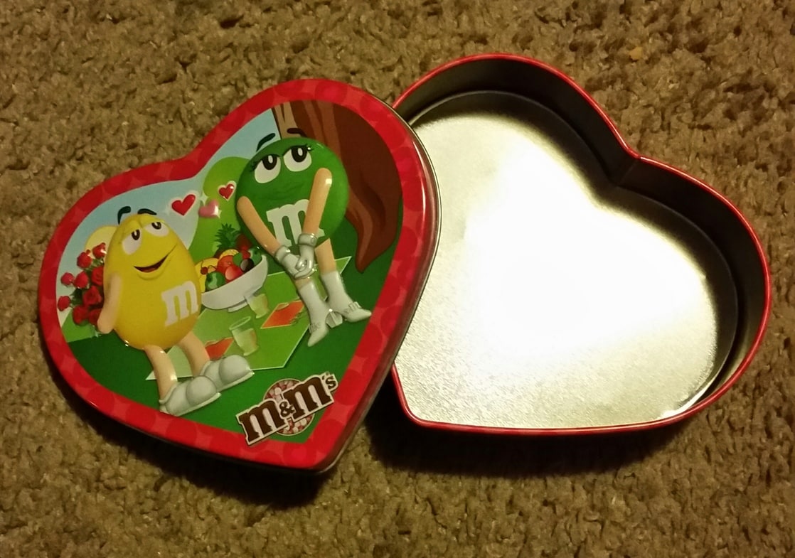 M&M's Valentine Heart Tin