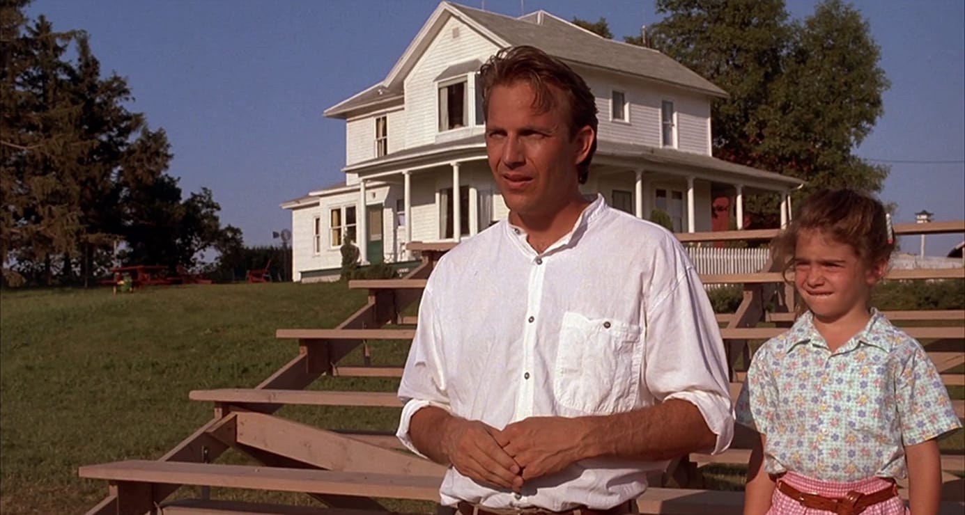 Kevin Costner and Gaby Hoffmann