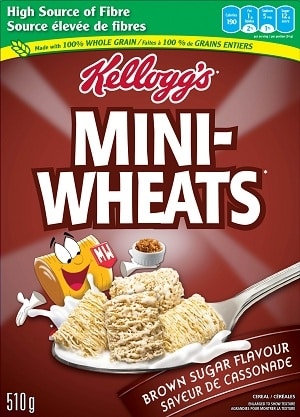 Picture of Kellogg's Mini-Wheats Brown Sugar Flavour Cereal