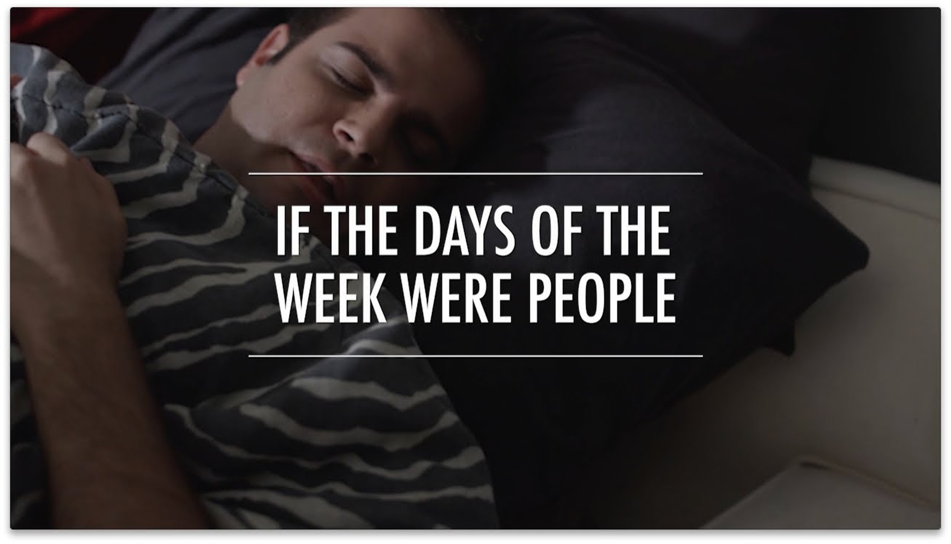 If the Days of the Week Were People