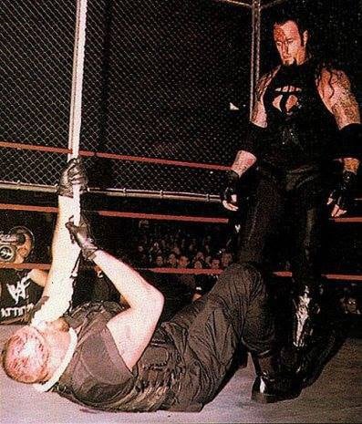 Picture of The Undertaker vs. Big Bossman (Wrestlemania 15)